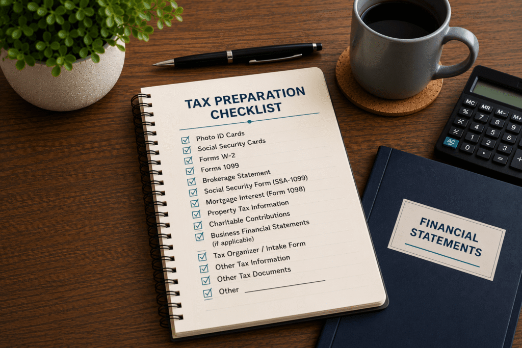 Organized Financial Records