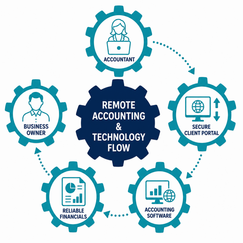 Remote Accounting & Technology Flow